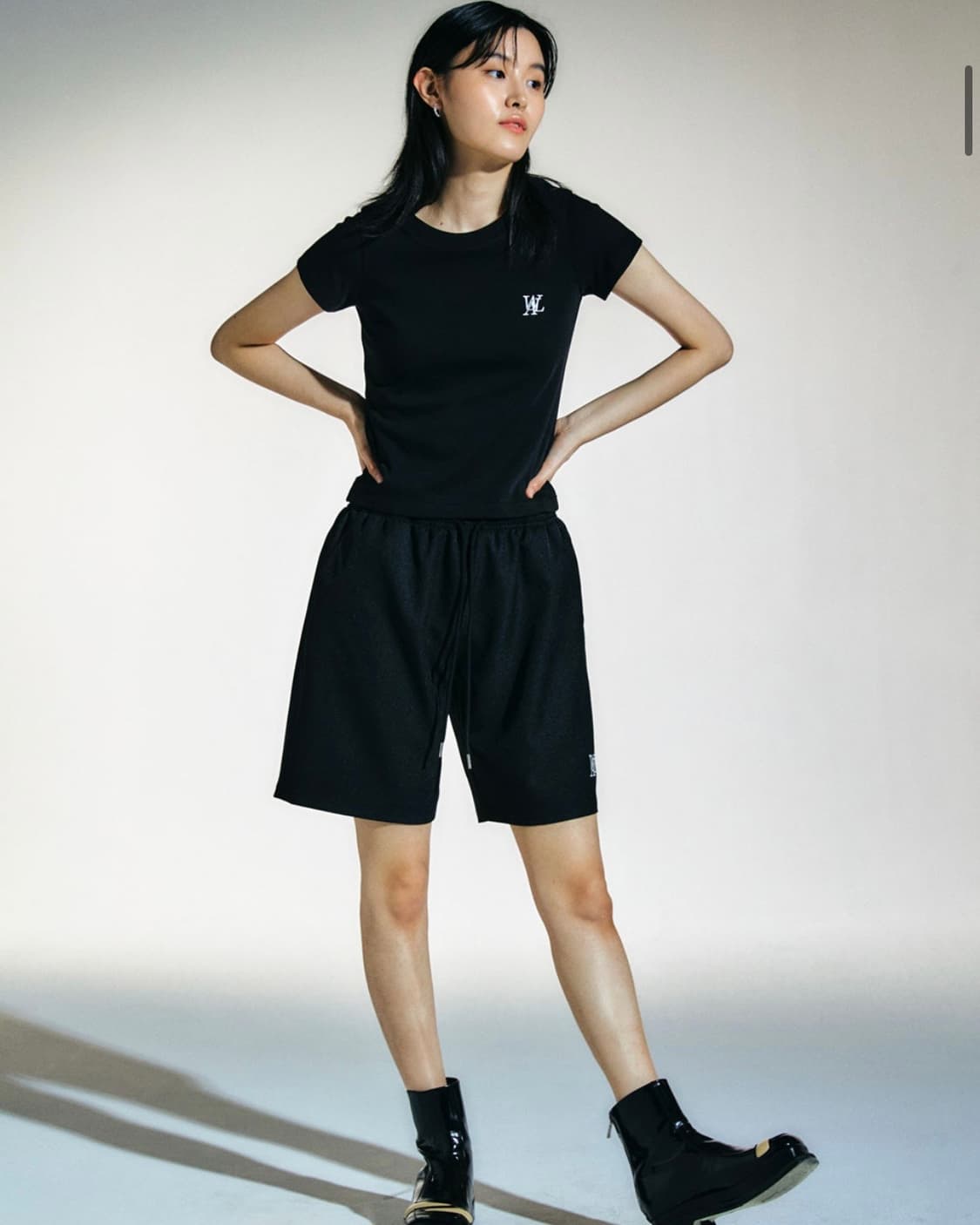 우알롱 반팔 티셔츠 Signature soft slim line T-sh 상품이미지3