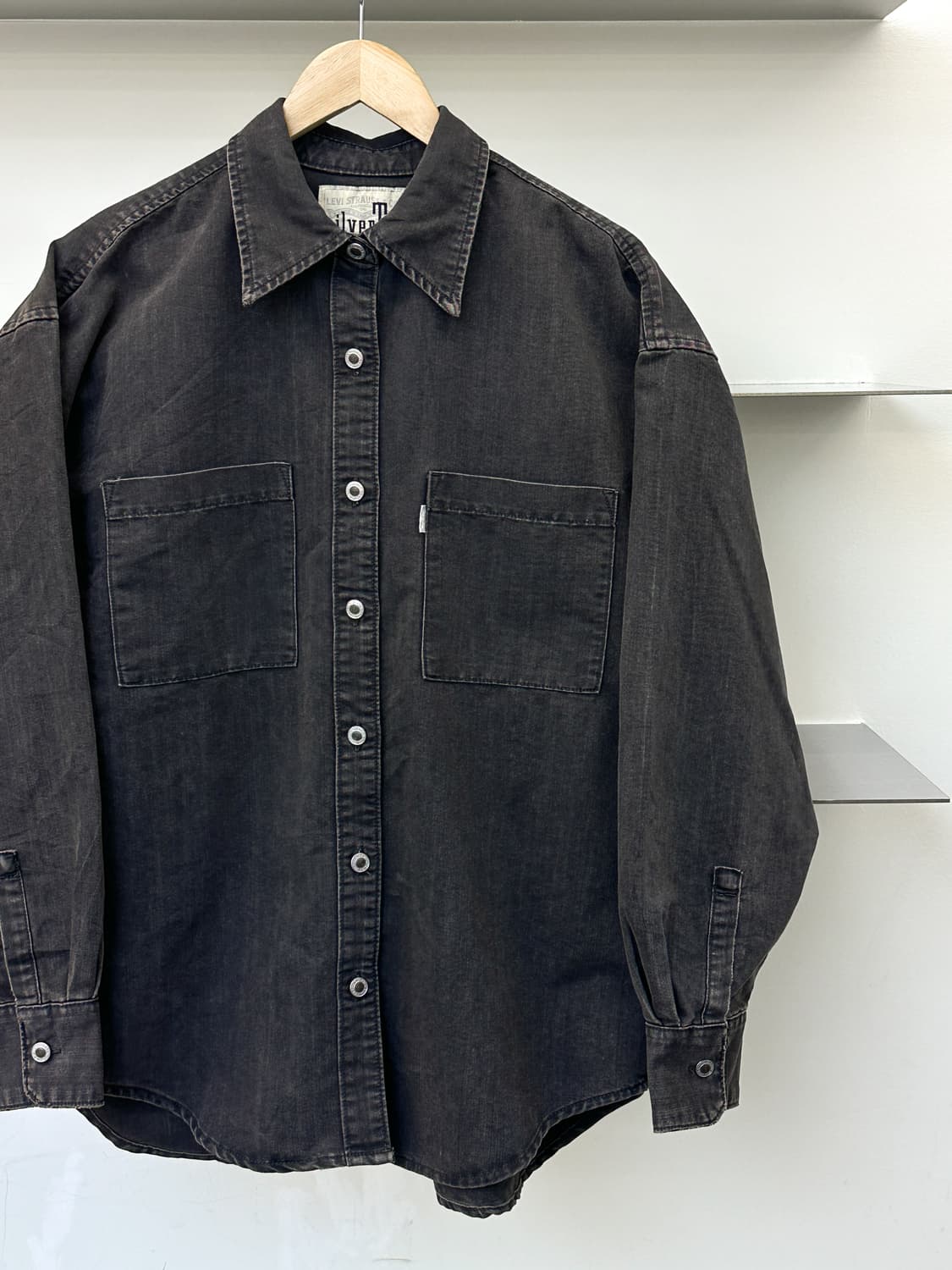 리바이스 투포켓 실버탭 데님 셔츠 상품이미지2