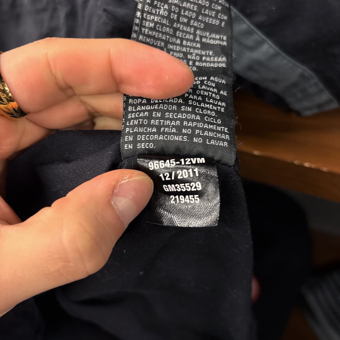 할리데이비슨 레더 H-D 패치 라이닝 코튼 워크셔츠 N1159 상품이미지10