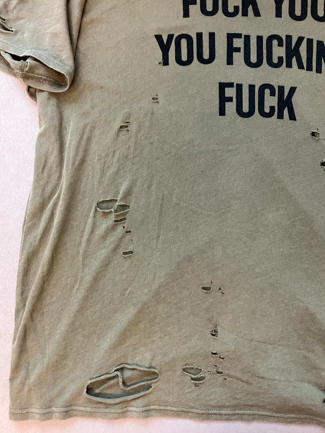 R13 fuck you distressed T shirts  상품이미지6