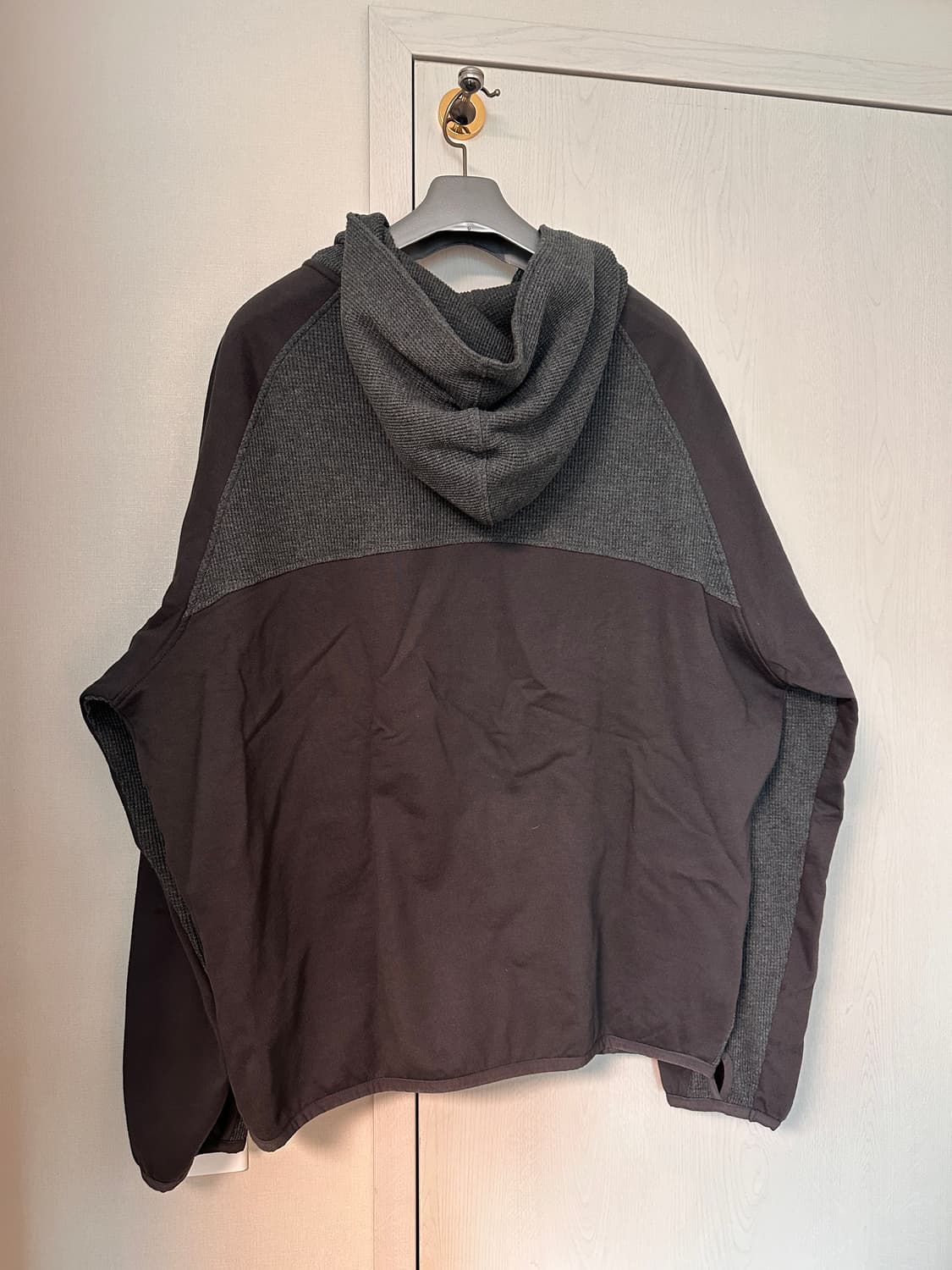 curved button waffle jacket (charcoal) L 상품이미지2