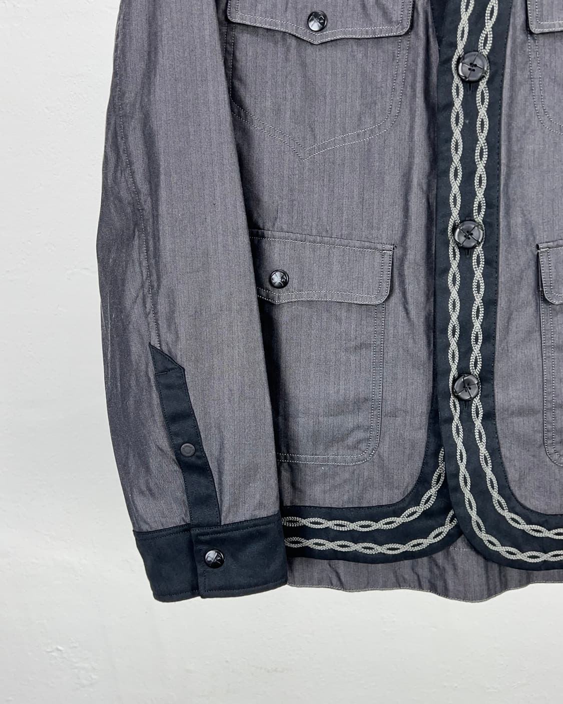 화이트 마운티니어링 12ss 웨스턴 밀리 유틸포켓 스티치 자켓 상품이미지4