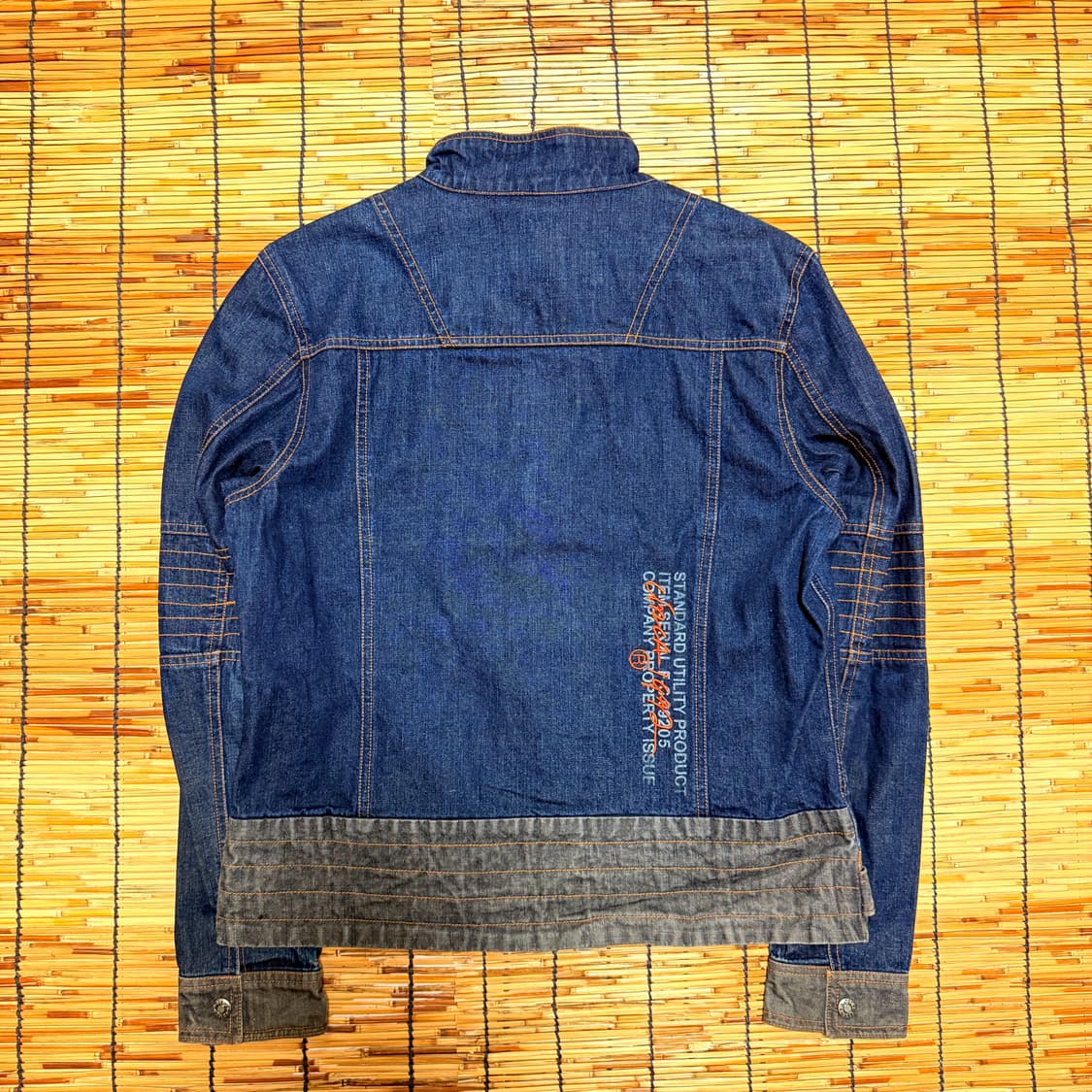 FUBU 후부 올드스쿨 데님 레이싱 자켓 L 상품이미지2