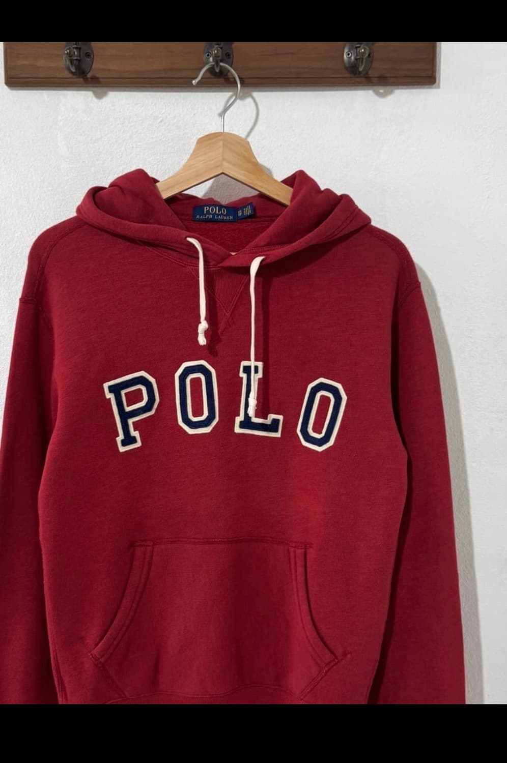 폴로 스펠로고 후드티 상품이미지4