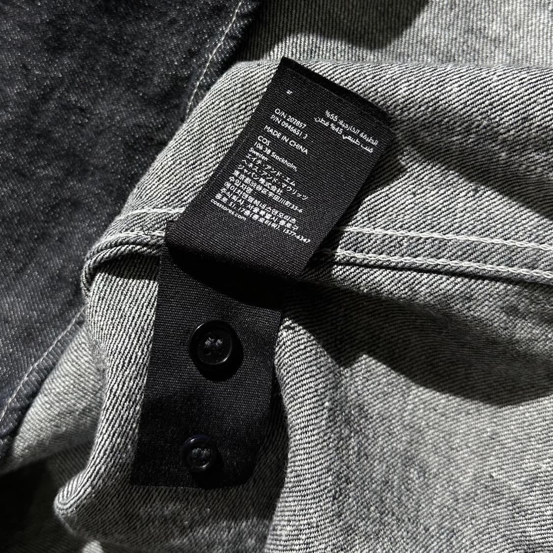 COS 코스 린넨 블렌드 헨리넥 하프셔츠 상품이미지7