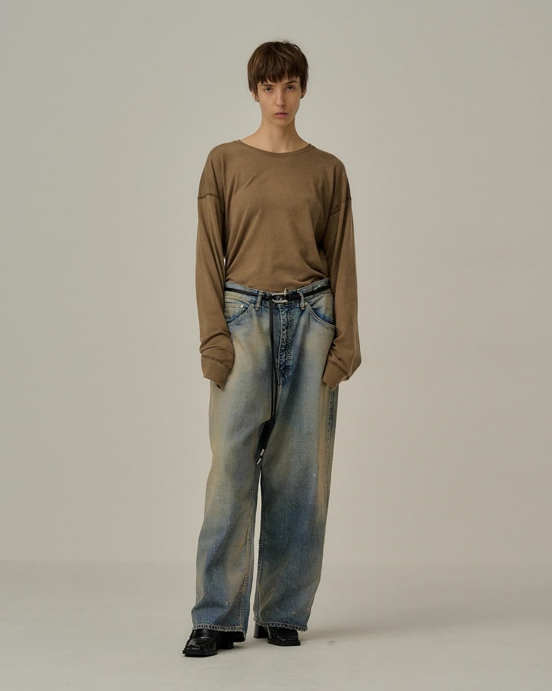 [3] 안셀름 #05 aging 01 indigo pants 상품이미지2