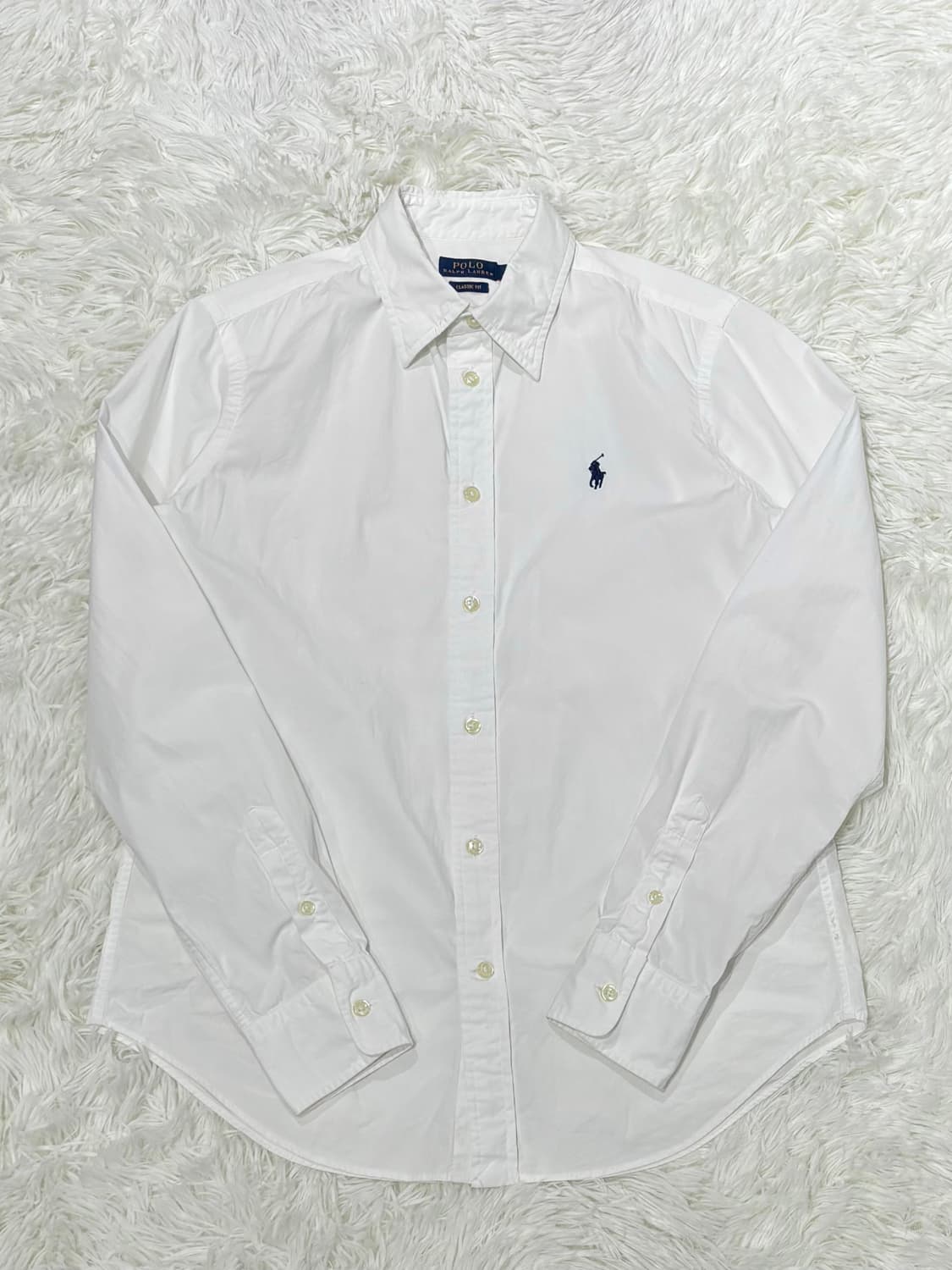 폴로랄프로렌 qr 화이트 셔츠 상품이미지3