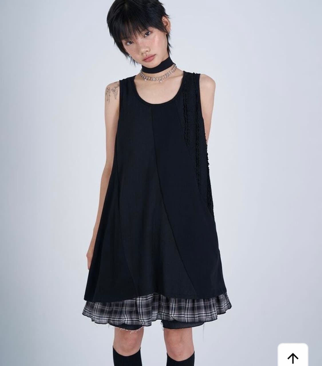 시오 레이어드 원피스 SIO SLIT LAYERED ONE PIECE  상품이미지1