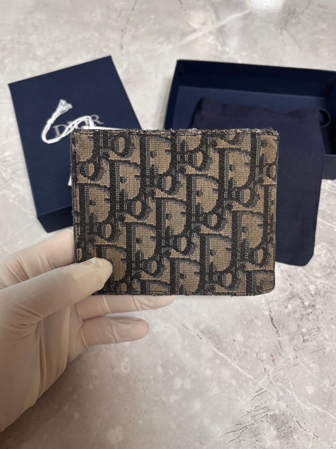 (정품) 디올 오블리크 반지갑 상품이미지3