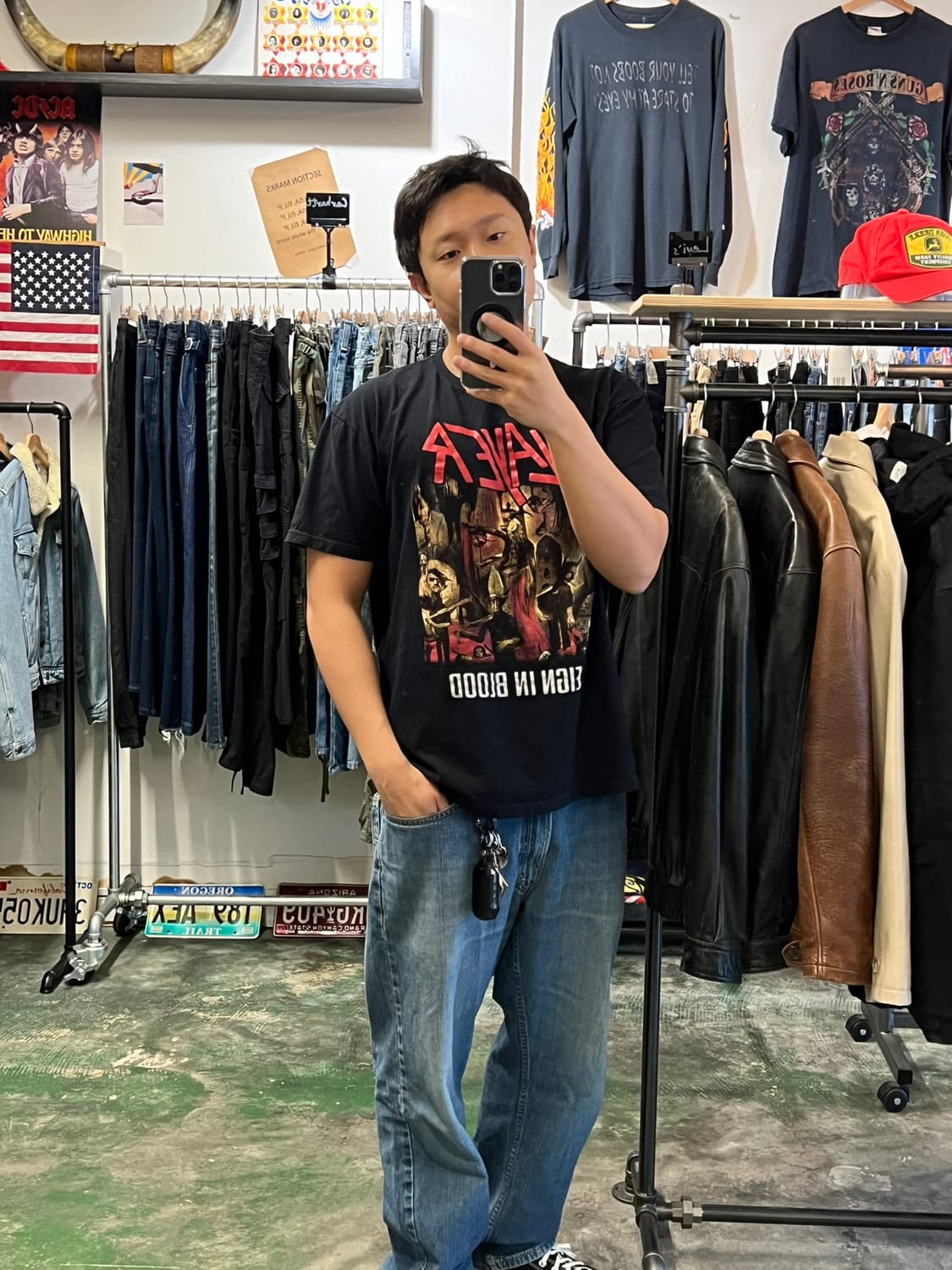 [XL] SLAYER 슬레이어 머천다이즈 빈티지 반팔 밴드 티셔츠 상품이미지3