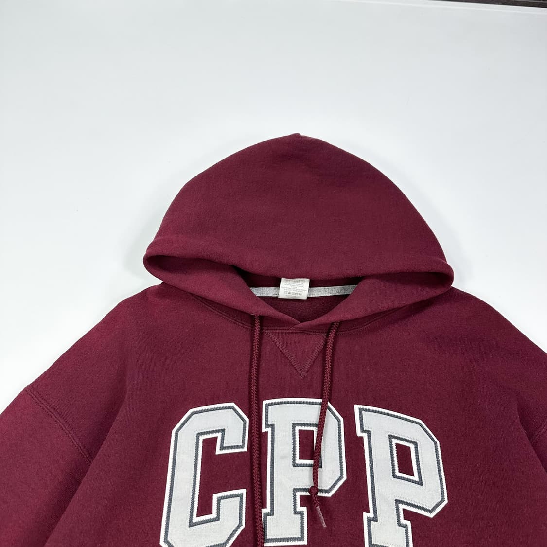 90s 러셀 애슬레틱 CPP 브론코스 후드티 버건디 L 상품이미지2