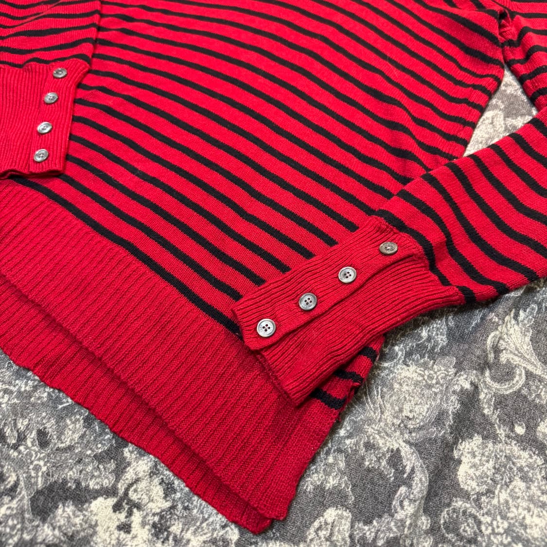 loose-neck striped turtleneck knit 상품이미지4