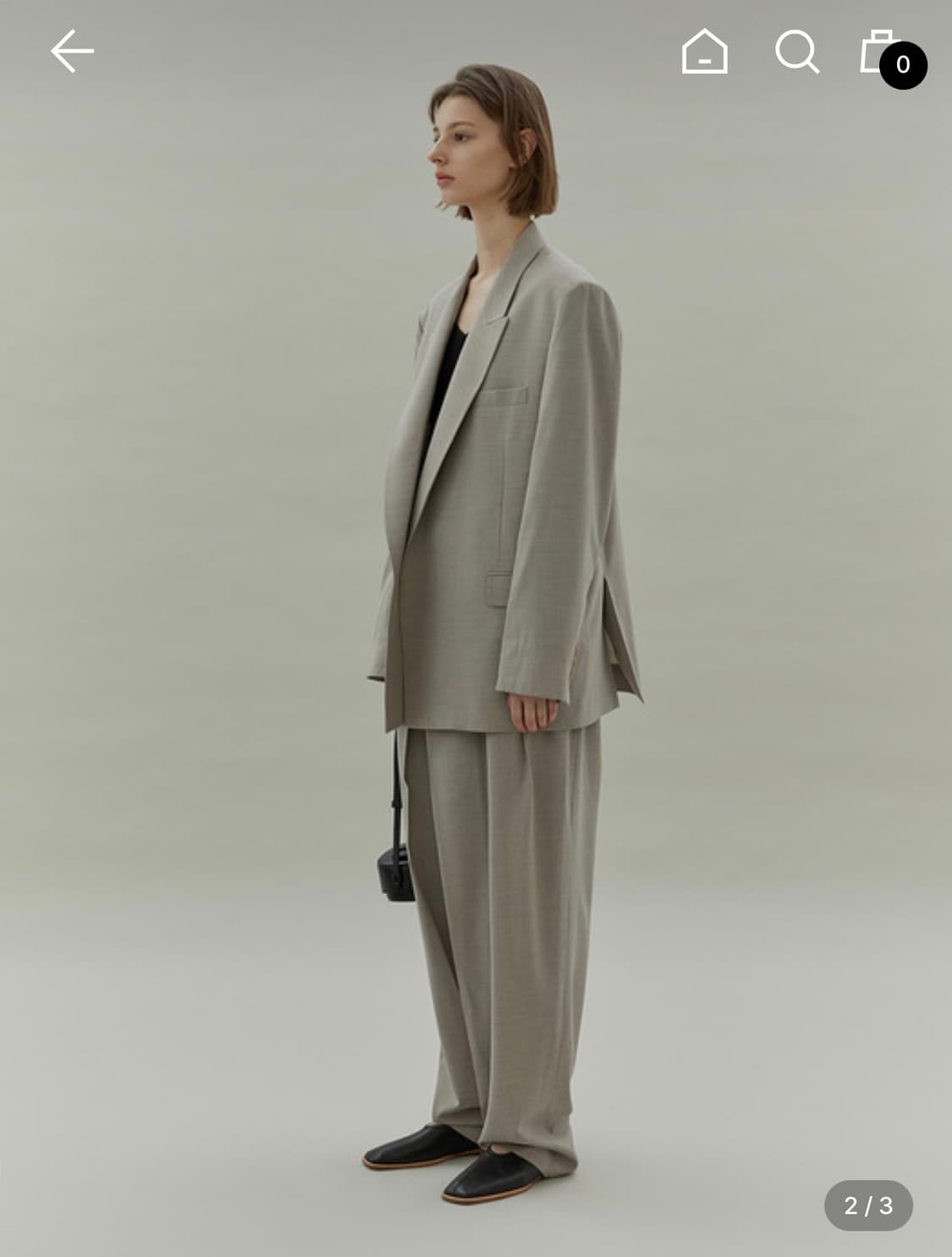 로우클래식 자켓(M)+슬랙스(XS) 셋업  상품이미지3