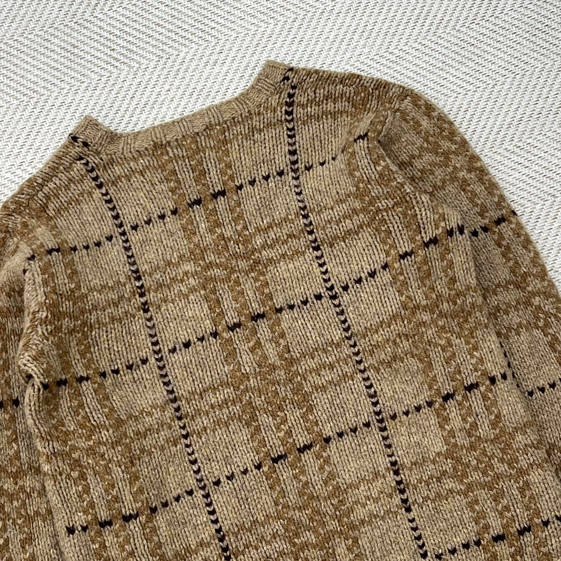 에디바우어 램스울 체크니트 r2542 상품이미지4