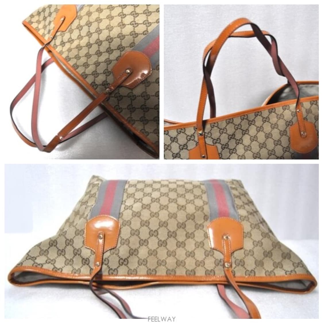 구찌/여성자갸드삼선숄더백(정품) 상품이미지8