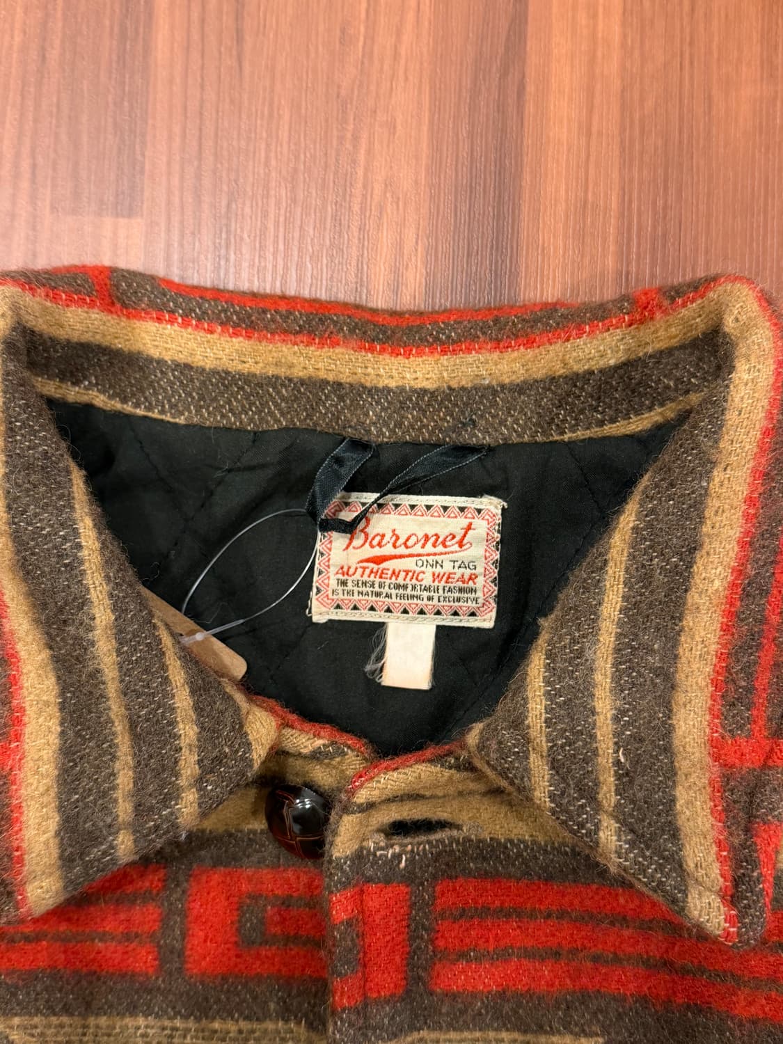 90s Baronet 빈티지 나바호 헤비 울 자켓 상품이미지10