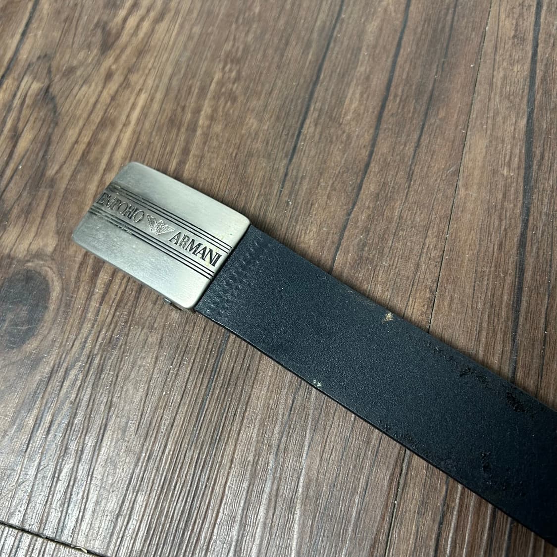 [EMPORIO ARMANI] 엠포리오아르마니 로고 레더 벨트 상품이미지2