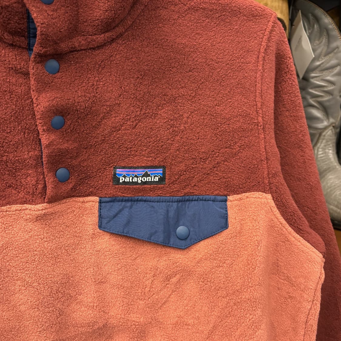 파타고니아 라이트웨이트 신칠라 스냅-T 플리스 풀오버 살몬&로즈 N667 상품이미지5