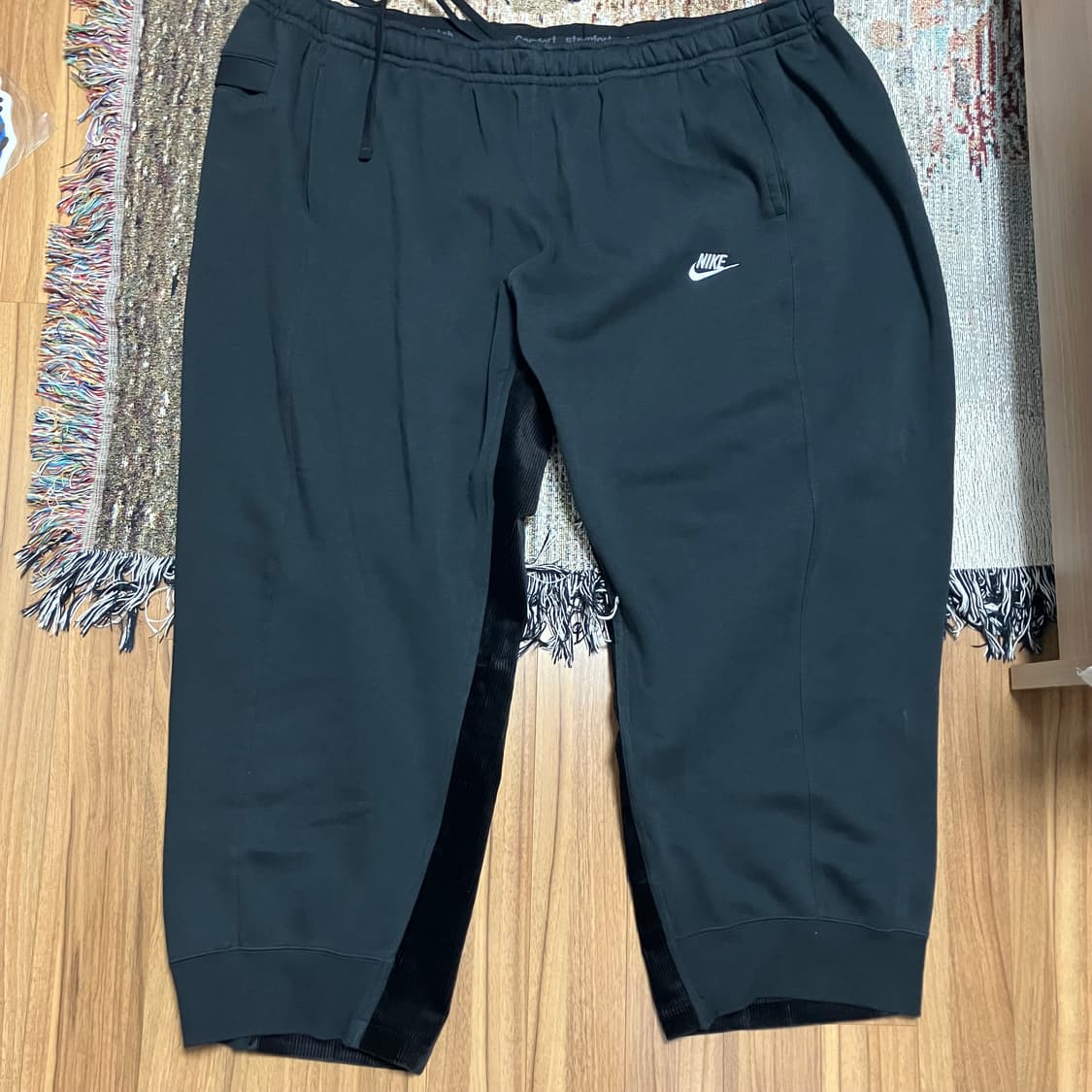 [L] 블레스 오버조깅진 블랙/코듀로이 상품이미지2