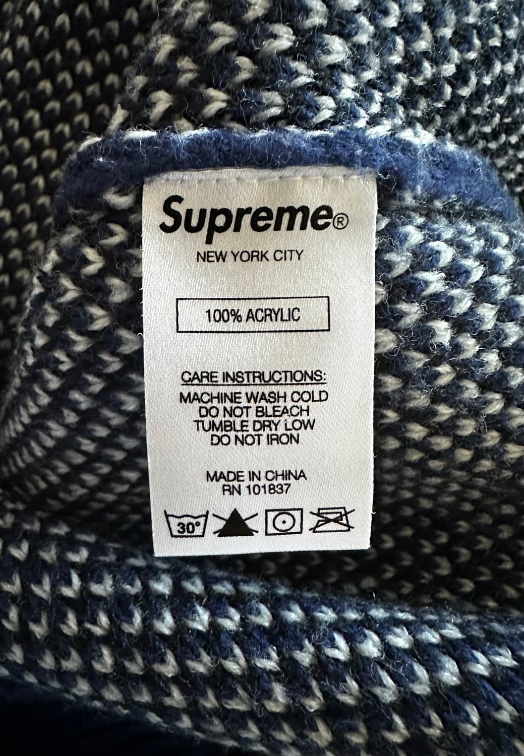 슈프림 반다나 스웨터 니트 S 상품이미지5