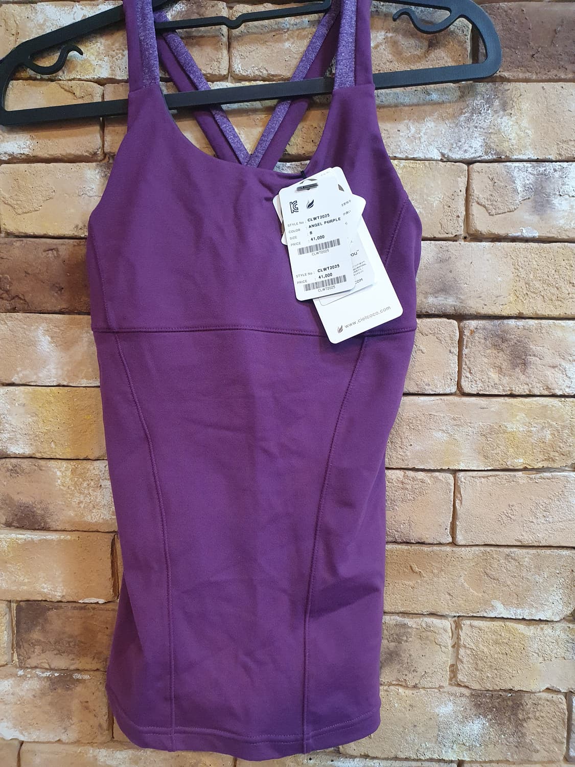 뮬라웨어 여성 퍼플 탱크탑 상품이미지3