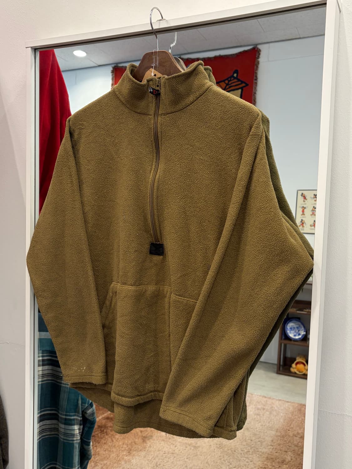 00s Military USMC OG 미해병대 폴라텍 쿼터 집업 플리스 상품이미지1