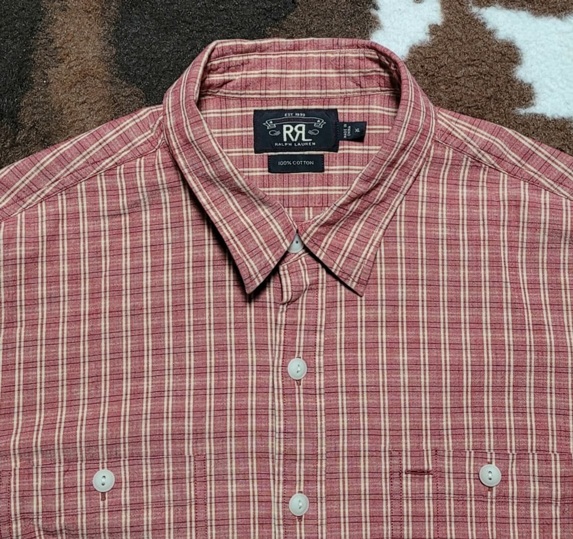 RRL 남성용 체크 남방(XL) 상품이미지9