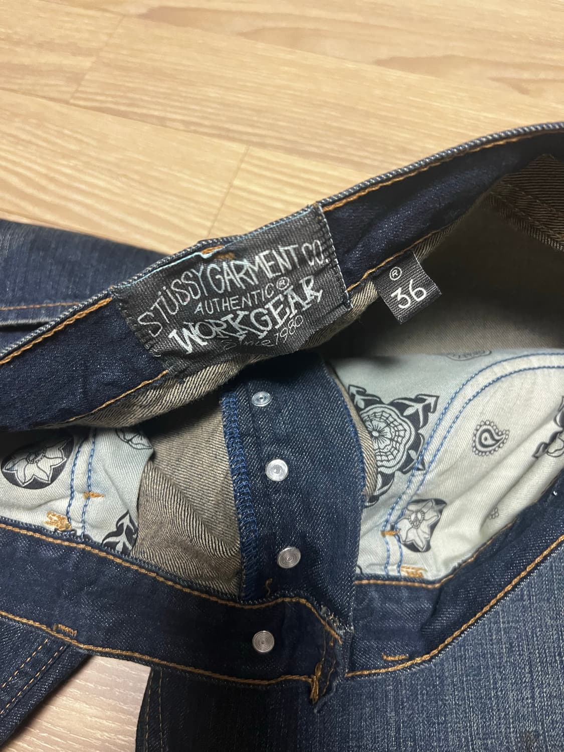 스투시 올드 빈티지 데님 청바지 상품이미지4