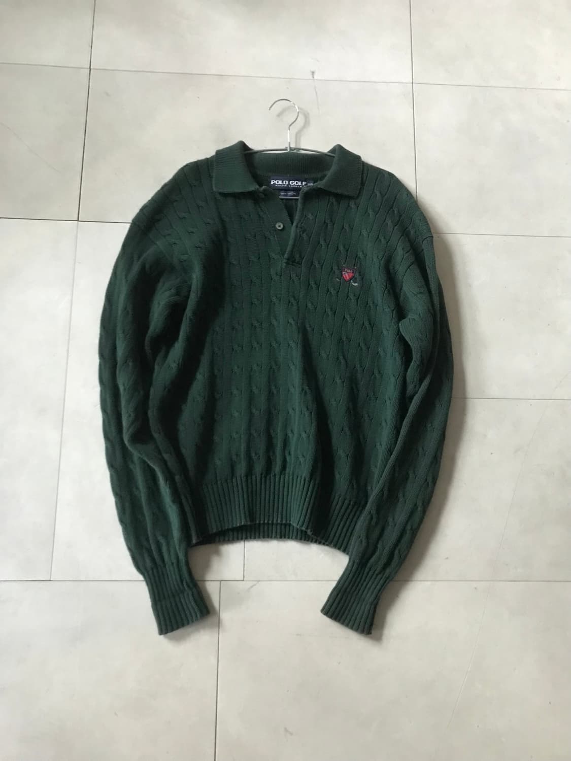 폴로 그린 케이블 카라니트 상품이미지7