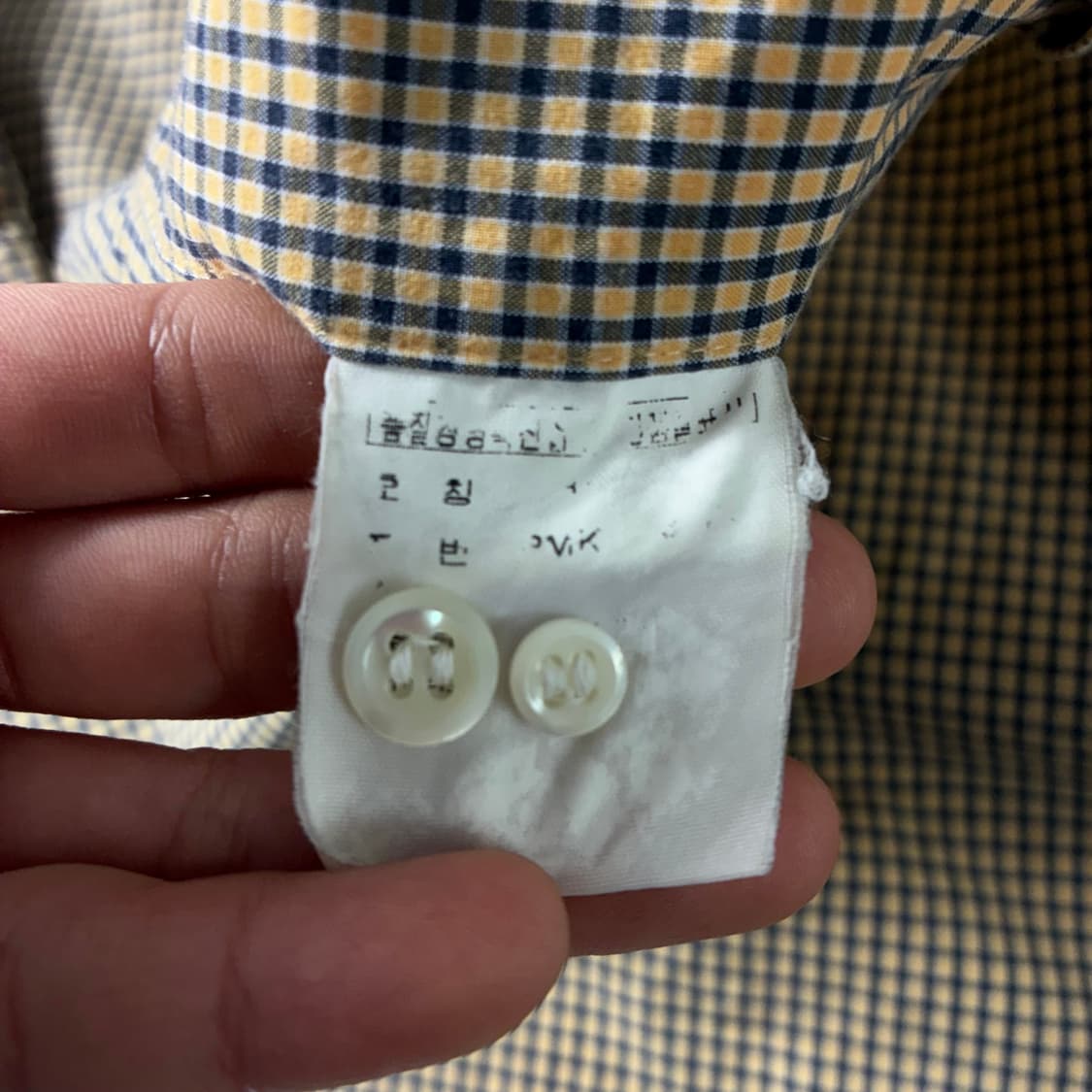 Polo  폴로 랄프로렌 90,s 자수 브라운 체크 셔츠  상품이미지5