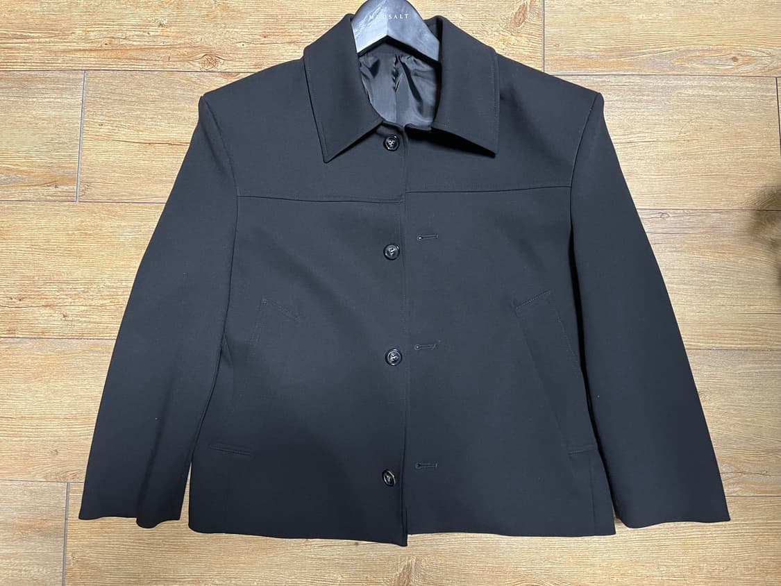 DNSR 디앤에스알 클레어 크롭 자켓 블랙 M 미사용 상품이미지1