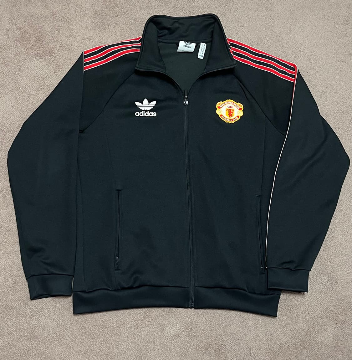 아디다스 맨유 검빨 파이어버드 트랙탑 져지 맨체스터유나이티드 상품이미지3