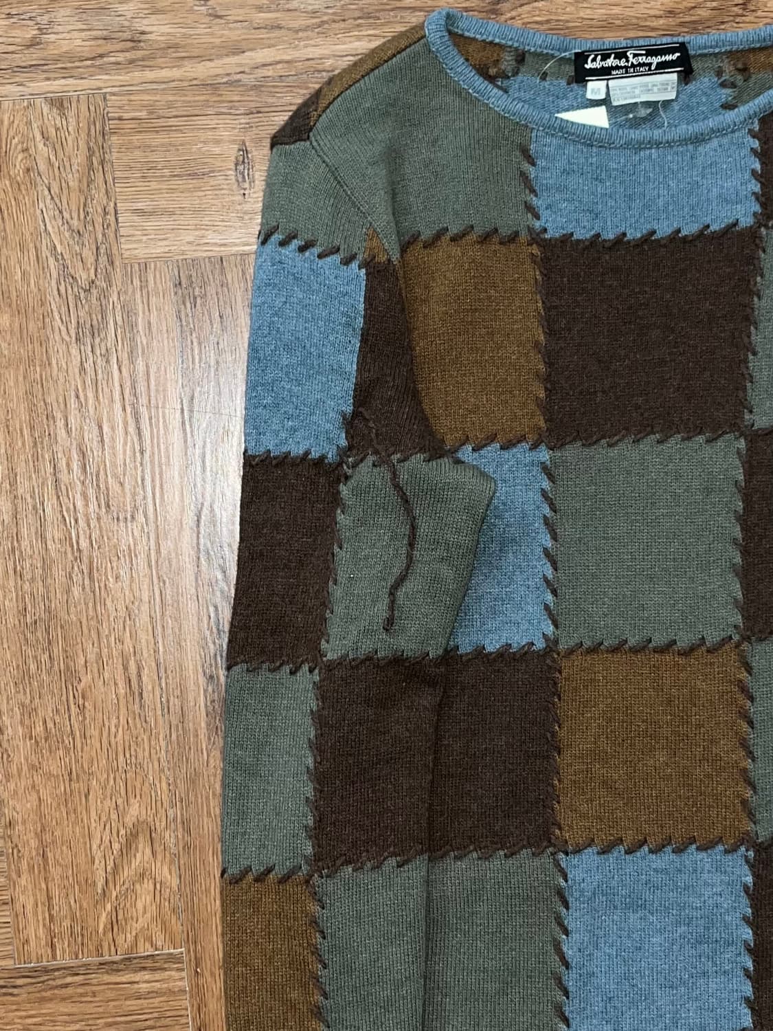 살바토레 페레가모 블럭 니트 상품이미지10