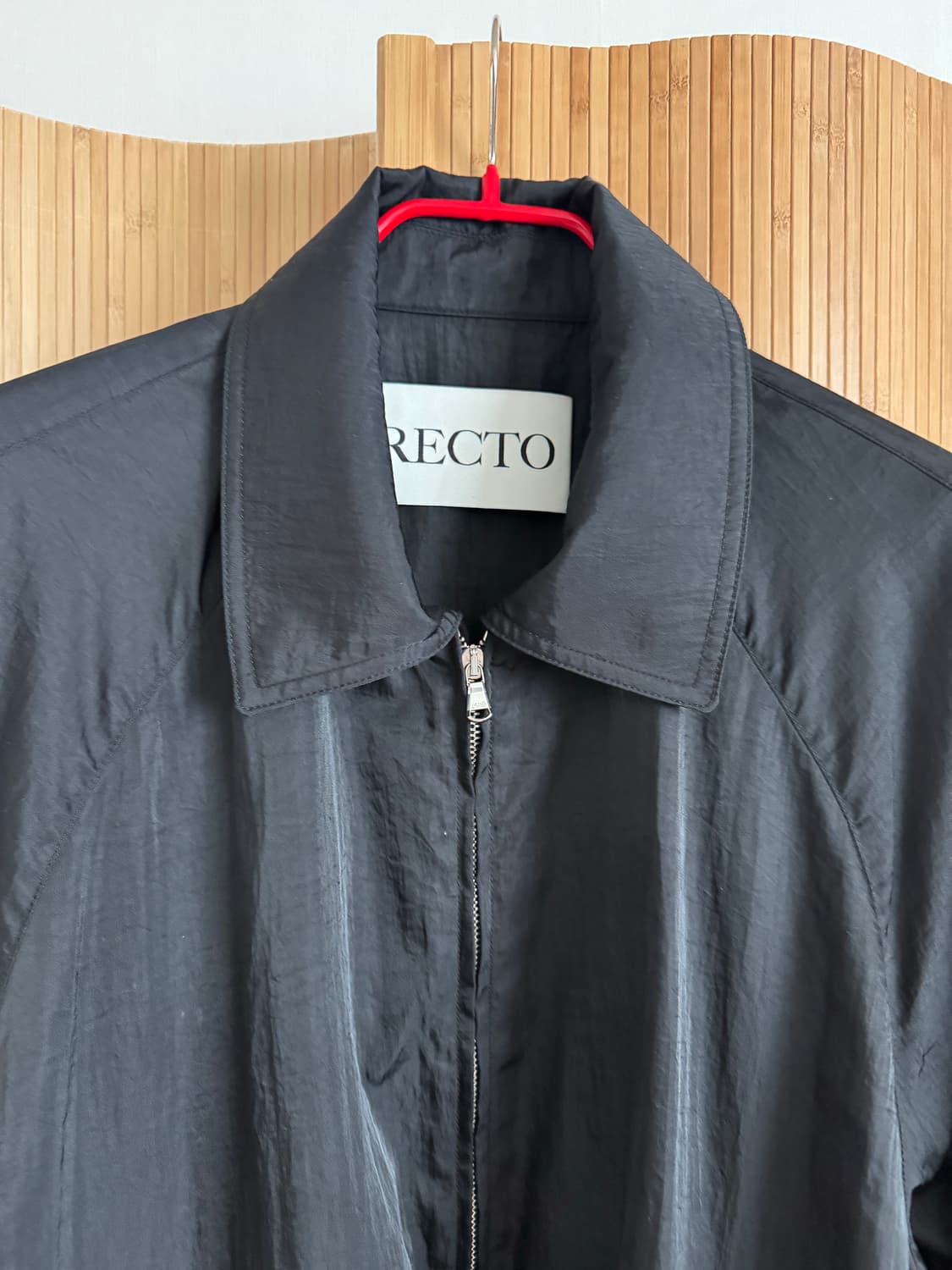 (새상품급) 렉토(RECTO) 23SS 나일론 볼링 점퍼 - XL사이즈 상품이미지8