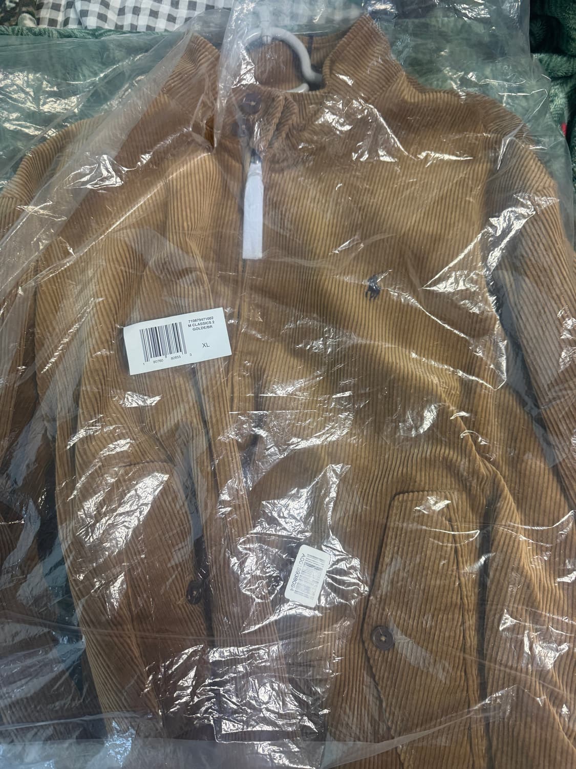 폴로 랄프로렌 코듀로이 바라쿠다 자켓 XL 새상품 상품이미지2