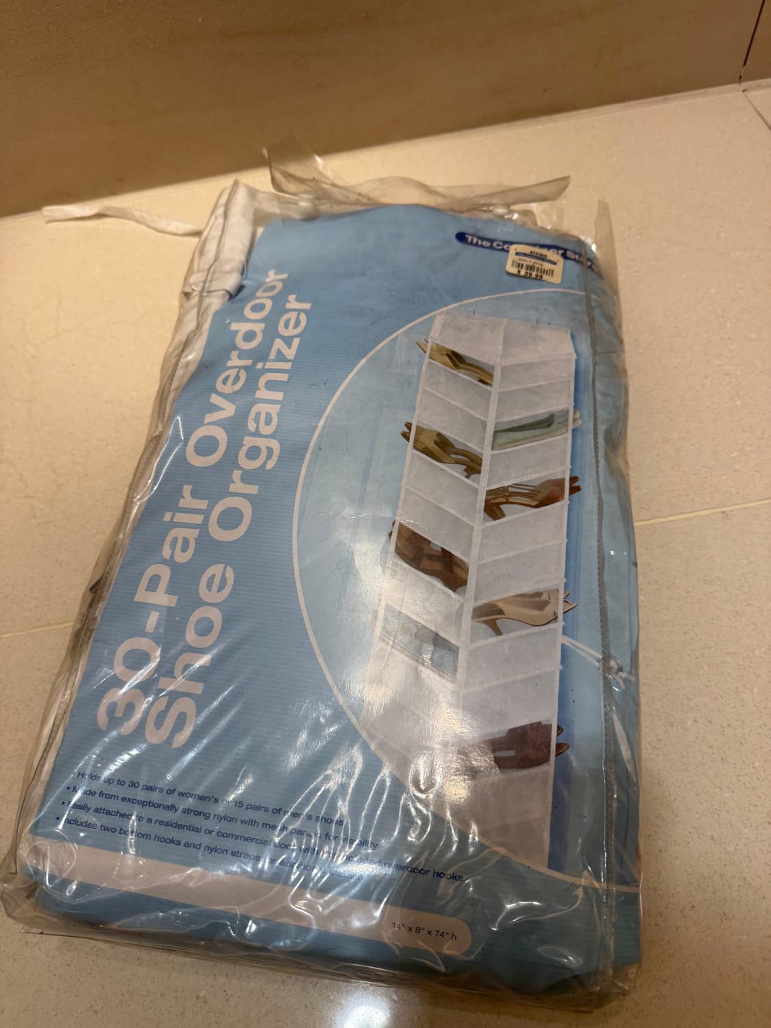 (정가USD40.미사용개봉제품) 30켤레 신발 정리대 미국 컨테이너스토어 상품이미지1