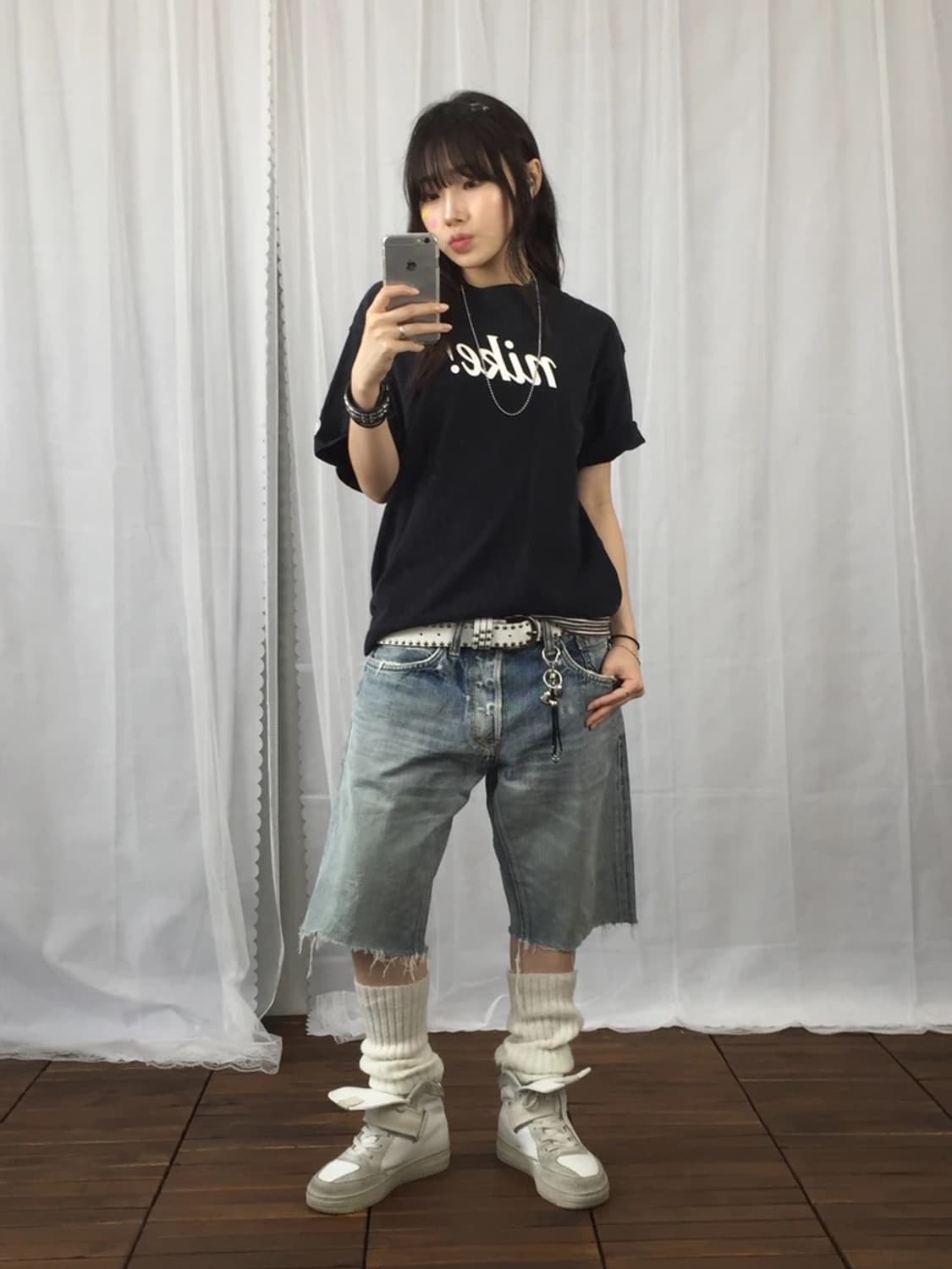 Nike Black Logo Patch Tee 상품이미지1