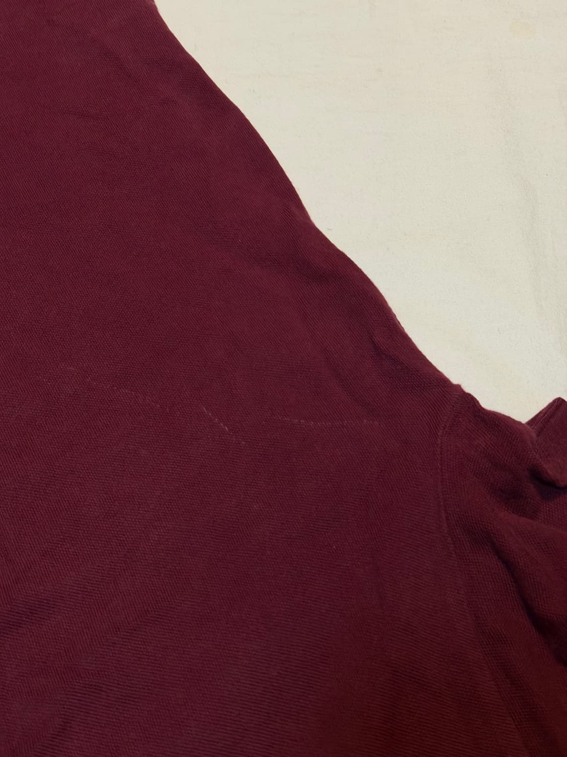 폴로 랄프로렌 빅포니 사선 치프키프 카라티 버건디 상품이미지3