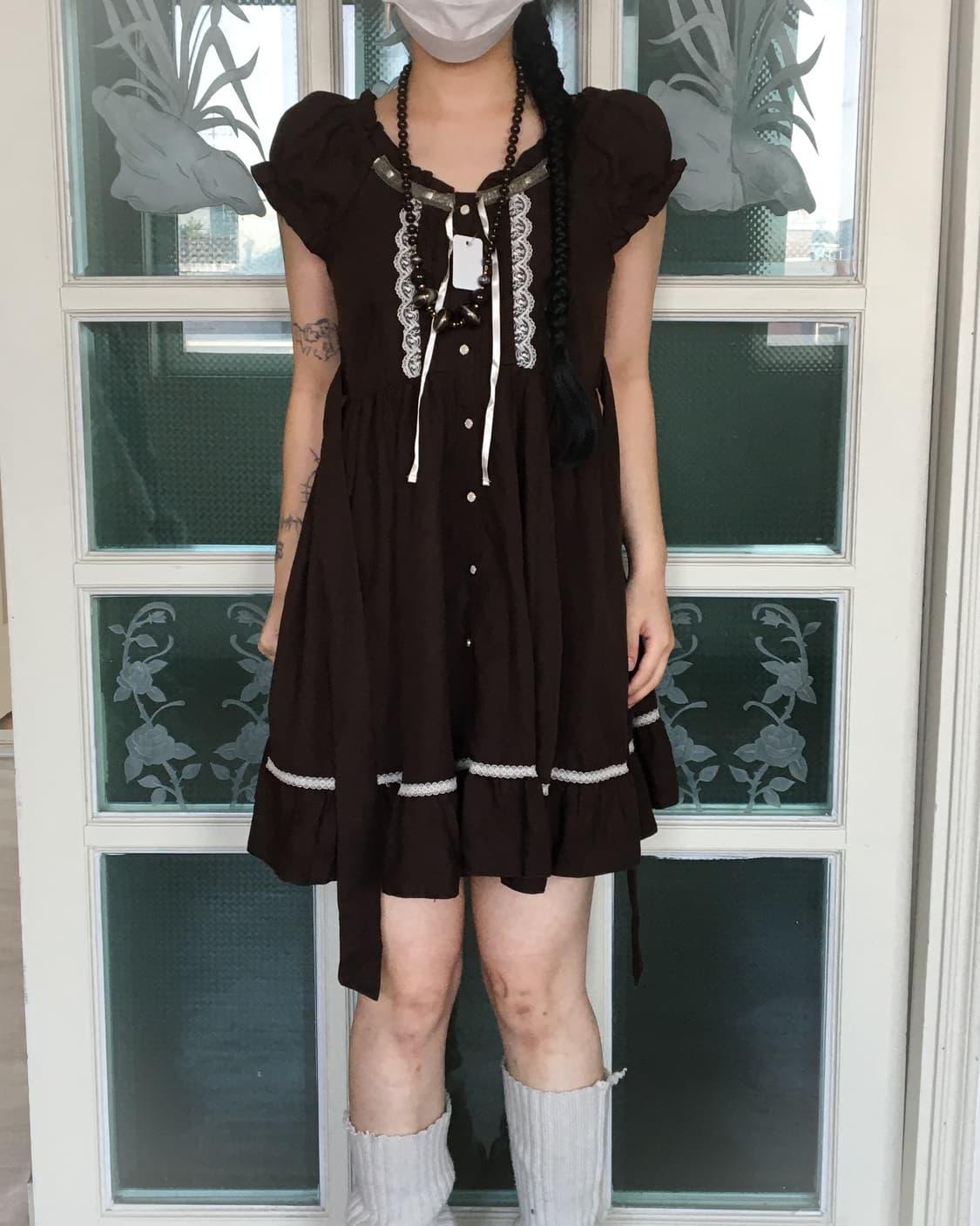 Axes femme lace point onepiece 상품이미지1