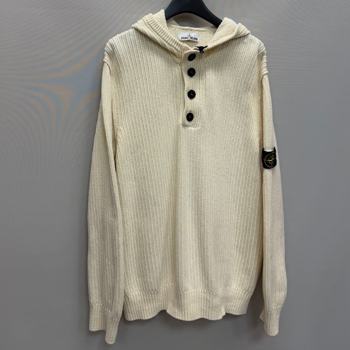 스톤아일랜드 와펜패치 반집업 후드 니트 ( 110 ) 상품이미지2
