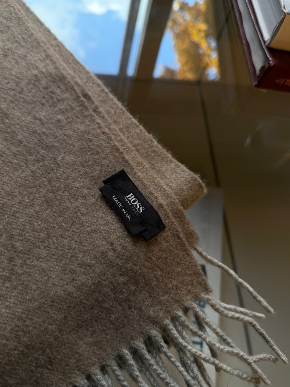 휴고보스 캐시미어 머플러 상품이미지4