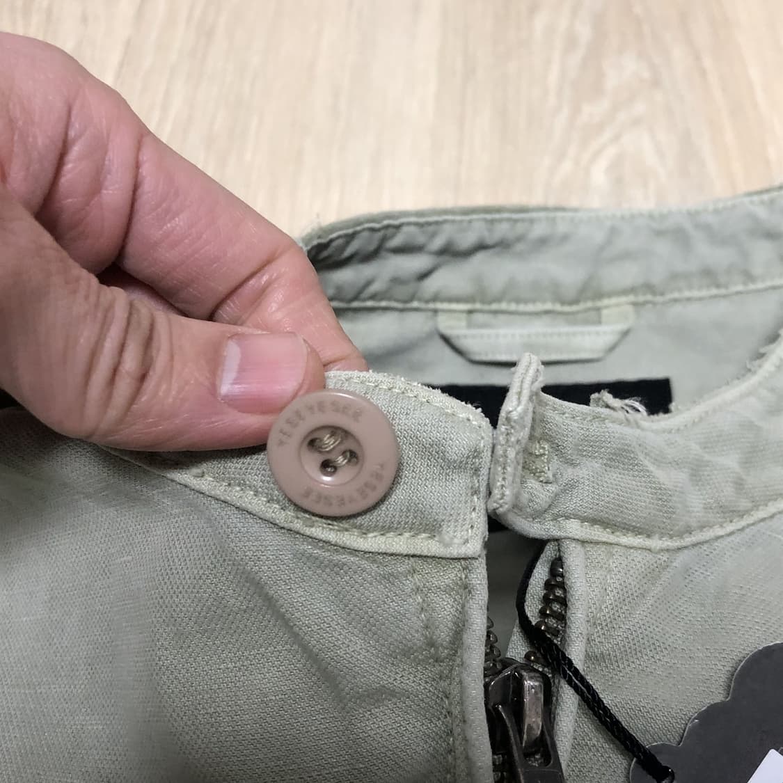 (L) 예스아이씨 YESEYESEE 린넨 코튼 집업 자켓 베이지 상품이미지6