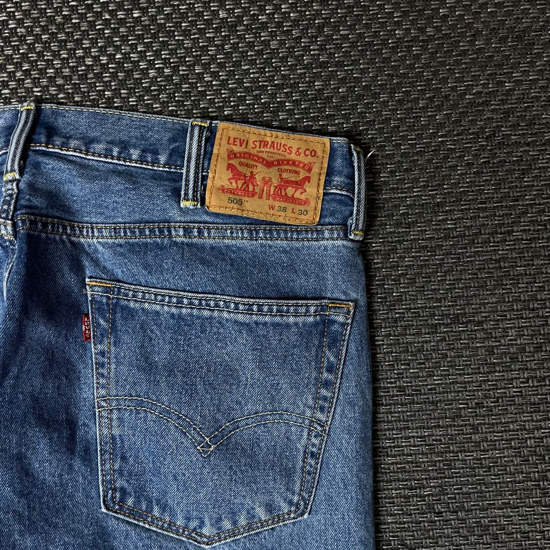 (38) 리바이스 505 38X30 중청 데님 팬츠 상품이미지6