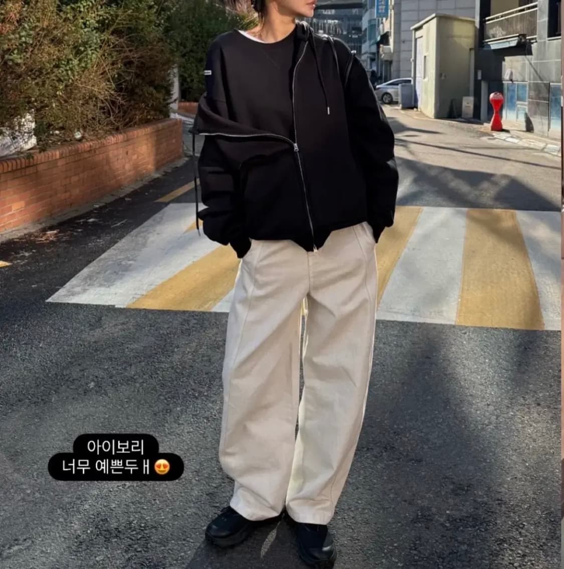 [새 상품] 돈비레잇 커브드 코튼 팬츠 s 상품이미지1