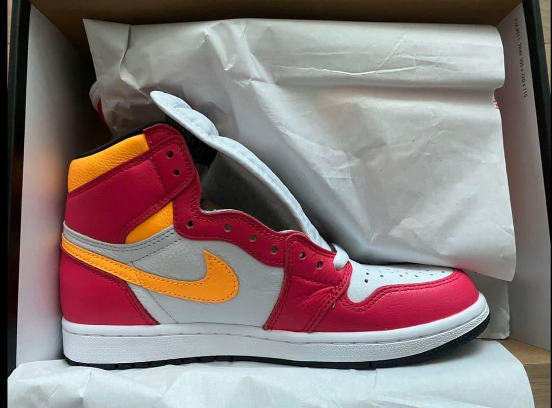 조던1 라이트 퓨전레드 새제품 상품이미지4