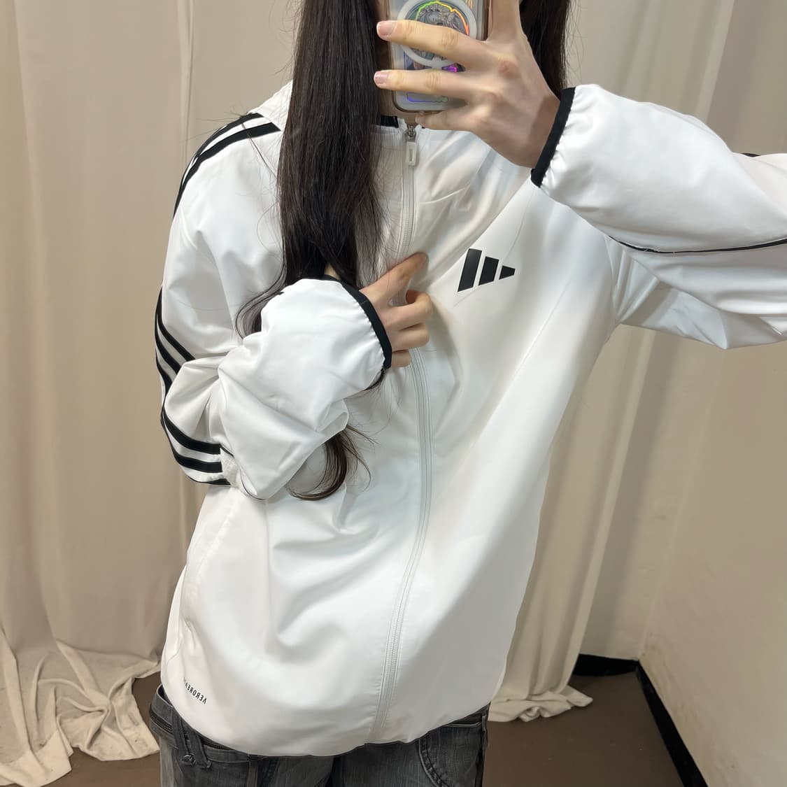 Adidas white Tiro 24 windbreaker 상품이미지3