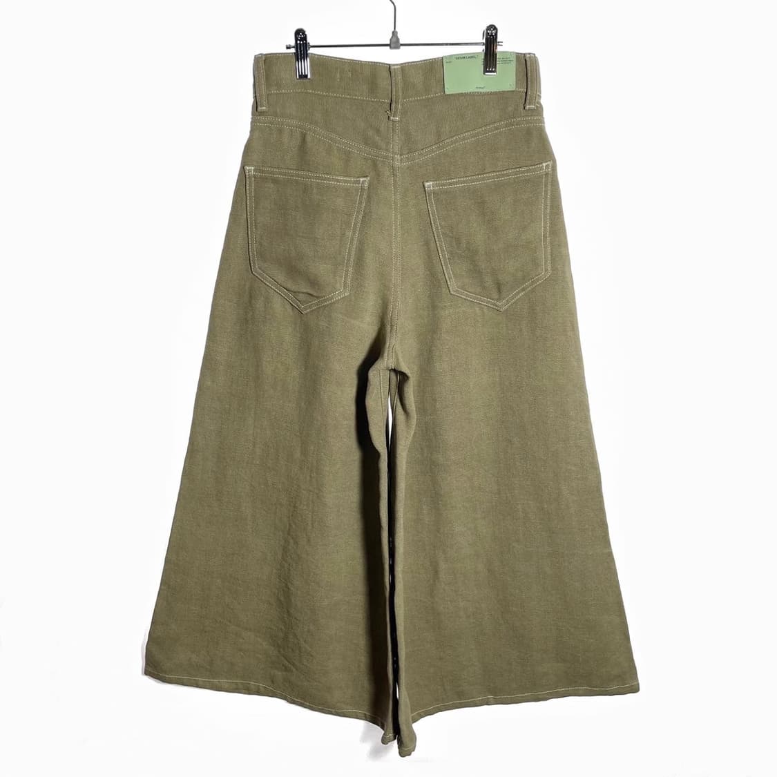 오프화이트 JUTA 와이드 레그 린넨 팬츠  상품이미지3