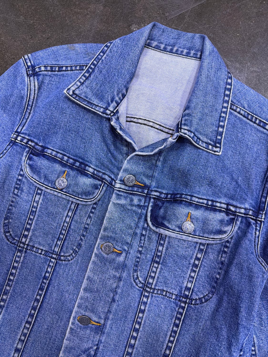 A.P.C 아페세 중청 워싱 데님자켓 청자켓 S 상품이미지4