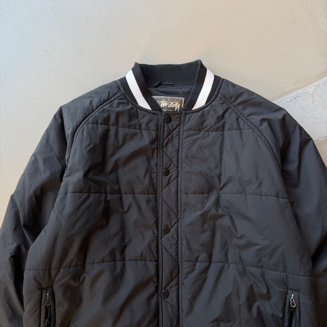 00s 스투시 기어 바시티 자켓 상품이미지4