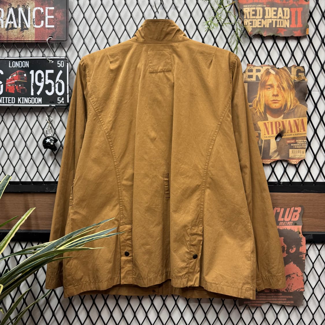 갭 빈티지 사파리 필드 자켓 전면 4포켓 포인트 브라운 상품이미지2